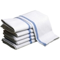 Kitchen TowelsHerringbone Towel - White with Blue Stripe-1000x1010
